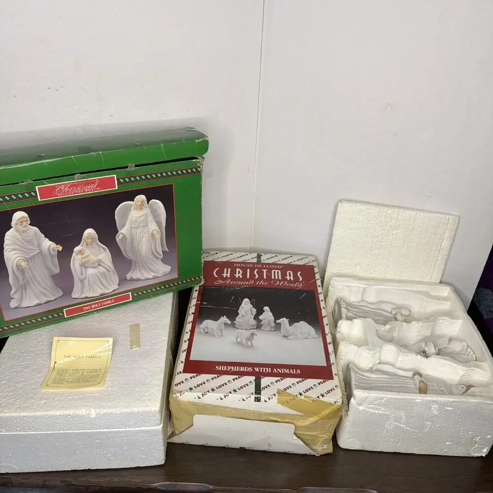House Of Lloyd Nativity Christmas Around The World 11 Piece Vintage 1995 & 1996